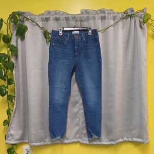 LOFT Women's Cropped Blue Jeans